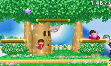 Dairantou Smash Brothers for Nintendo 3DS (Japan) (Rev 3) screen shot game playing